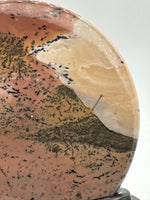 Natural Picture Jasper Slab with Stand #6