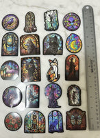 Stained Glass Stickers Pack of 53