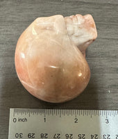 Orange Jade Skull #4