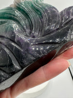 Rainbow Fluorite Nine-Tailed Fox