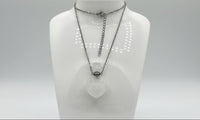 Quartz Perfume/Essential Oil Bottle Necklace