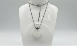 Quartz Perfume/Essential Oil Bottle Necklace