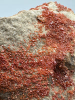 Vanadinite, Old Yuma Mine, Gila County, AZ