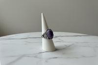 Natural Charoite Ring #26