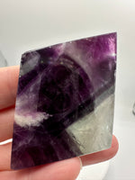 Feather Fluorite Free Form with Rainbows #2