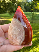 Carnelian Mixed Quartz Arrow Tower #3