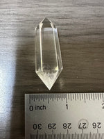 Natural Quartz Double Terminated Wand Point #17