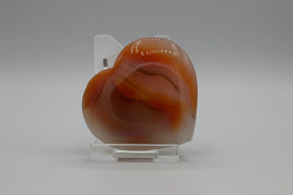 Carnelian Heart Palm Stone #5