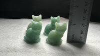 Green Aventurine Carved Cat