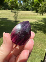 Pear Shape Candy Fluorite Cabochon #5