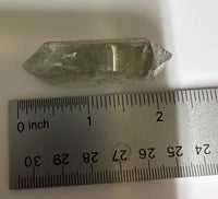 Double Terminated Prasiolite Scepter Wand #1