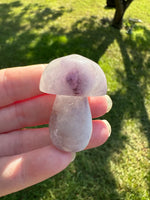 Fluorite Mushroom Carving #19