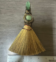 Fluorite & Green Aventurine Decorative Broom