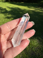 Natural Quartz Double Terminated Wand Point #18