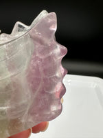 Rainbow Fluorite Dragon Head Carving #11 – 372g