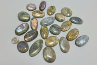 Labradorite Palmstone Lot #1