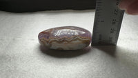 Amethyst Mixed with Stripe Agate Palm Stone #1