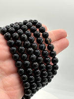 Natural Black Onyx 8mm Bracelet 7.5”