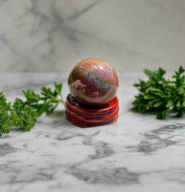 Moss Agate Sphere #17