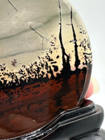 Natural Picture Jasper Slab with Stand #3