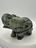 Nephrite Jade Carved Elephant #3