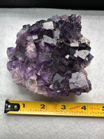 Dark Purple Fluorite Specimen – Melchor Muzquiz, Coahuila, Mexico