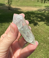 Double Terminated Prasiolite Scepter Wand #8