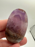 Amethyst Mixed with Stripe Agate Palm Stone #2