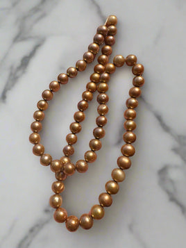 Bronze Freshwater Pearl Strand #4