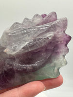 Fluorite Dragon Head Carving #16