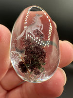 Beautiful Horse Garden Quartz Inner Scene Carving #4