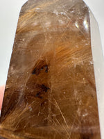 Gold Rutilated Quartz Point #8