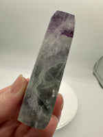 Feather Fluorite Free Form with Rainbow #5