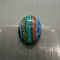 Rainbow Calsilica 20x15mm Oval 9.75ct