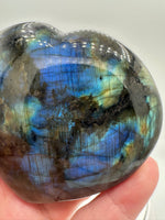 Large Beautiful Labradorite Heart