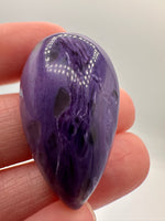 Charoite Pear Shape Cabochon Good Quality #4