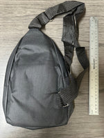 Nylon Black Backpack Crossbody Bag