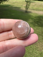 Sparkling Sunstone Sphere mixed with Moonstone #2