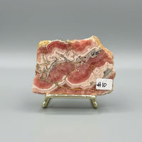 Natural Rhodochrosite Slab #10 – Pink Banded Collector Specimen