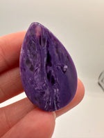 Charoite Pear Shape Cabochon Good Quality #4