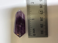Double Terminated Phantom Amethyst Scepter Wand #25