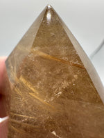 Gold Rutilated Quartz Point #2