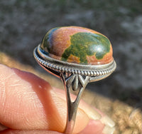 8th Vein Ocean Jasper S925 Sterling Silver Ring #8