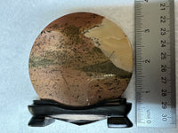Natural Picture Jasper Slab with Stand #6