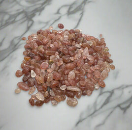 Strawberry Quartz Tumbled Gravel