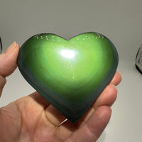 Rainbow Sheen Obsidian Heart #10