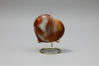 Carnelian Heart Palm Stone #9
