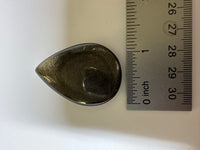 Natural Golden Sheen Obsidian Pearshape Large Cabochon #5