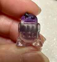 Mini Fluorite Robot Carving