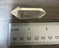 Natural Quartz Double Terminated Wand Point #17